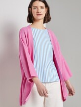 Strukturierter Kimono - Frauen - bright pink Strukturierter Kimono - Frauen - bright pink - 5 - TOM TAILOR Denim