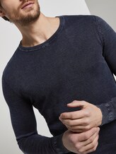 Strick-Sweater - Männer - Sky Captain Blue Strick-Sweater - Männer - Sky Captain Blue - 9 - TOM TAILOR