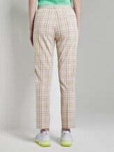 Karierte Chino Hose - Frauen - beige check Karierte Chino Hose - Frauen - beige check - 2 - TOM TAILOR Denim