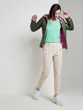 Karierte Chino Hose - Frauen - beige check Karierte Chino Hose - Frauen - beige check - 3 - TOM TAILOR Denim