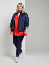 3/4 sleeve blouse with a pleat - Women - signal red 3/4 sleeve blouse with a pleat - Women - signal red - 3 - My True Me