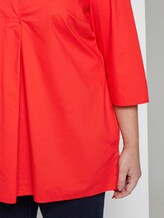 3/4 sleeve blouse with a pleat - Women - signal red 3/4 sleeve blouse with a pleat - Women - signal red - 9 - My True Me