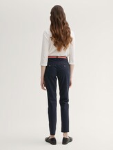Eenvoudige Chino met Riem - Vrouwen - Sky Captain Blue Eenvoudige Chino met Riem - Vrouwen - Sky Captain Blue - 2 - TOM TAILOR