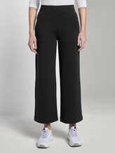 Culotte mit elastischem Bund - Frauen - Deep Black Culotte mit elastischem Bund - Frauen - Deep Black - 1 - TOM TAILOR