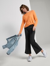 Culotte mit elastischem Bund - Frauen - Deep Black Culotte mit elastischem Bund - Frauen - Deep Black - 3 - TOM TAILOR