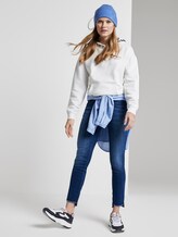 Carrie Slim Jeans - Frauen - Used Mid Stone Blue Denim Carrie Slim Jeans - Frauen - Used Mid Stone Blue Denim - 3 - TOM TAILOR