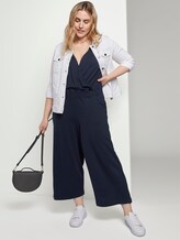 Jumpsuit im Culotte-Look - Frauen - Real Navy Blue Jumpsuit im Culotte-Look - Frauen - Real Navy Blue - 3 - My True Me