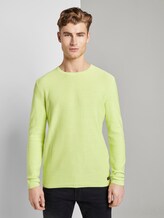 Strickpullover - Männer - neon green Strickpullover - Männer - neon green - 1 - TOM TAILOR Denim