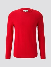 Strickpullover - Männer - very red Strickpullover - Männer - very red - 7 - TOM TAILOR Denim
