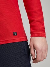 Strickpullover - Männer - very red Strickpullover - Männer - very red - 9 - TOM TAILOR Denim