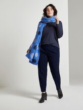 Shirt met 3/4 mouw en vleermuis - Vrouwen - Real Navy Blue Shirt met 3/4 mouw en vleermuis - Vrouwen - Real Navy Blue - 3 - My True Me