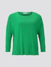 3/4 Arm Shirt mit Fledermaus-Ärmeln - Frauen - gras green 3/4 Arm Shirt mit Fledermaus-Ärmeln - Frauen - gras green - 7 - My True Me