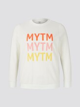 Sweater mit Schrift-Print - Frauen - Whisper White Sweater mit Schrift-Print - Frauen - Whisper White - 7 - My True Me
