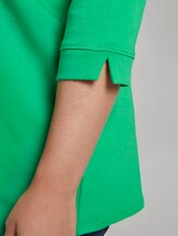 Langes Shirt mit Falte - Frauen - gras green Langes Shirt mit Falte - Frauen - gras green - 10 - My True Me