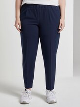 Schlichte Bundfaltenhose - Frauen - Real Navy Blue Schlichte Bundfaltenhose - Frauen - Real Navy Blue - 1 - My True Me