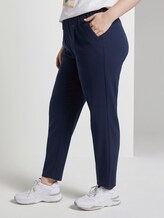 Schlichte Bundfaltenhose - Frauen - Real Navy Blue Schlichte Bundfaltenhose - Frauen - Real Navy Blue - 11 - My True Me