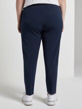 Schlichte Bundfaltenhose - Frauen - Real Navy Blue Schlichte Bundfaltenhose - Frauen - Real Navy Blue - 2 - My True Me