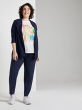 Schlichte Bundfaltenhose - Frauen - Real Navy Blue Schlichte Bundfaltenhose - Frauen - Real Navy Blue - 3 - My True Me