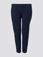 Schlichte Bundfaltenhose - Frauen - Real Navy Blue Schlichte Bundfaltenhose - Frauen - Real Navy Blue - 7 - My True Me