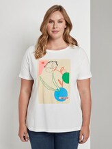 T-Shirt mit Print - Frauen - Whisper White T-Shirt mit Print - Frauen - Whisper White - 1 - My True Me
