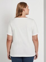 T-Shirt mit Print - Frauen - Whisper White T-Shirt mit Print - Frauen - Whisper White - 2 - My True Me