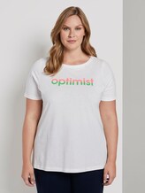 T-Shirt mit Print - Frauen - Off White T-Shirt mit Print - Frauen - Off White - 1 - My True Me