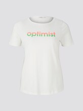 T-Shirt mit Print - Frauen - Off White T-Shirt mit Print - Frauen - Off White - 7 - My True Me