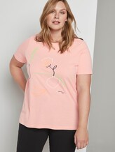 T-shirt met print - Vrouwen - bubble gum pink T-shirt met print - Vrouwen - bubble gum pink - 5 - My True Me