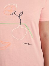 T-shirt met print - Vrouwen - bubble gum pink T-shirt met print - Vrouwen - bubble gum pink - 9 - My True Me
