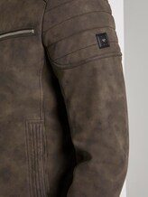 Bikerjacke aus Lederimitat - Männer - Roasted Chestnut Bikerjacke aus Lederimitat - Männer - Roasted Chestnut - 10 - TOM TAILOR