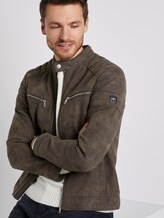 Bikerjacke aus Lederimitat - Männer - Roasted Chestnut Bikerjacke aus Lederimitat - Männer - Roasted Chestnut - 5 - TOM TAILOR