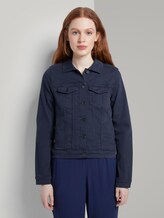 Jeansjacke im Slim-Fit - Frauen - Real Navy Blue Jeansjacke im Slim-Fit - Frauen - Real Navy Blue - 1 - TOM TAILOR Denim