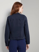 Jeansjacke im Slim-Fit - Frauen - Real Navy Blue Jeansjacke im Slim-Fit - Frauen - Real Navy Blue - 2 - TOM TAILOR Denim