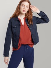 Jeansjacke im Slim-Fit - Frauen - Real Navy Blue Jeansjacke im Slim-Fit - Frauen - Real Navy Blue - 5 - TOM TAILOR Denim