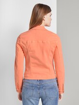 Jeansjacke im Slim-Fit - Frauen - dark papaya neon orange Jeansjacke im Slim-Fit - Frauen - dark papaya neon orange - 2 - TOM TAILOR Denim