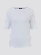 Basic T-Shirt - Frauen - White Basic T-Shirt - Frauen - White - 7 - Mine to five