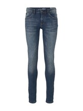 TOM TAILOR DENIM Herren Culver Skinny Jeans, blau, unifarben, Gr.34/34