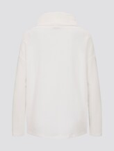 Strukturierter Sweater mit breitem Stehkragen - Frauen - Whisper White Strukturierter Sweater mit breitem Stehkragen - Frauen - Whisper White - 8 - TOM TAILOR