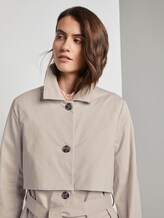 Moderner Trenchcoat - Frauen - Pastel Grey Moderner Trenchcoat - Frauen - Pastel Grey - 9 - TOM TAILOR