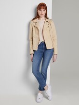 Bikerjacke - Frauen - cream toffee Bikerjacke - Frauen - cream toffee - 3 - TOM TAILOR