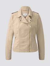 Bikerjacke - Frauen - cream toffee Bikerjacke - Frauen - cream toffee - 7 - TOM TAILOR