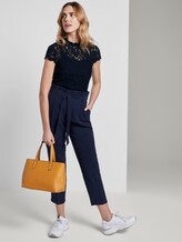 T-shirt mit Spitze - Frauen - Sky Captain Blue T-shirt mit Spitze - Frauen - Sky Captain Blue - 3 - TOM TAILOR