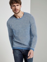 Strukturierter Strickpullover - Männer - navy blue knitted structure Strukturierter Strickpullover - Männer - navy blue knitted structure - 5 - TOM TAILOR