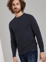Getextureerde trui - Männer - Sky Captain Blue Getextureerde trui - Männer - Sky Captain Blue - 5 - TOM TAILOR
