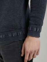Strukturierte Strickjacke - Männer - Sky Captain Blue Strukturierte Strickjacke - Männer - Sky Captain Blue - 10 - TOM TAILOR