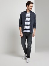 Strukturierte Strickjacke - Männer - Sky Captain Blue Strukturierte Strickjacke - Männer - Sky Captain Blue - 3 - TOM TAILOR