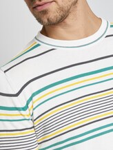 Gestreifter Strickpullover - Männer - white yellow fine stripe Gestreifter Strickpullover - Männer - white yellow fine stripe - 10 - TOM TAILOR