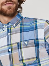 geruit hemd - Männer - blue white multicol big check geruit hemd - Männer - blue white multicol big check - 9 - TOM TAILOR