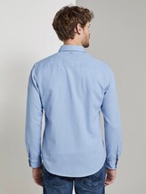 Overhemd met textuur - Männer - light blue white structure Overhemd met textuur - Männer - light blue white structure - 2 - TOM TAILOR