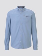 Overhemd met textuur - Männer - light blue white structure Overhemd met textuur - Männer - light blue white structure - 7 - TOM TAILOR